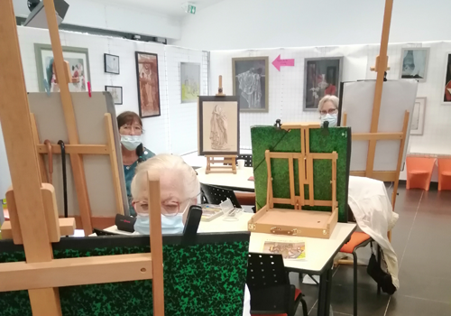 Animation "atelier ouvert" et exposition